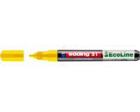 Marqueur peinture edding 51 EcoLine à base d'eau 1-2mm jaune