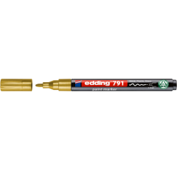Marqueur peinture edding 791 à base d'alcool 1-2mm or