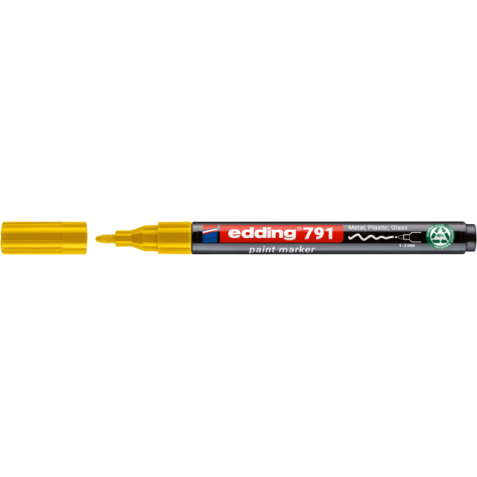 Marqueur peinture edding 791 à base d'alcool 1-2mm jaune