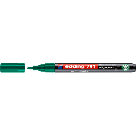 Marqueur peinture edding 791 à base d'alcool 1-2mm vert