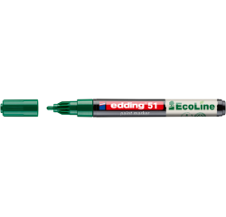 Marqueur peinture edding 51 EcoLine à base d'eau 1-2mm vert