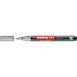 Marqueur peinture edding 791 à base d'alcool 1-2mm argent
