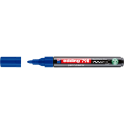 Marqueur peinture edding 790 à base d'alcool 2-3mm bleu