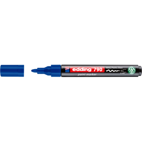 Marqueur peinture edding 790 à base d'alcool 2-3mm bleu
