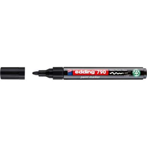 Marqueur peinture edding 790 à base d'alcool 2-3mm noir