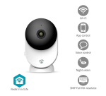 Caméra de sécurité Nedis Smartlife Wifi Intérieur 3MP Full HD 1296p blanc