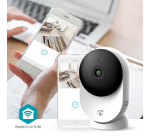 Caméra de sécurité Nedis Smartlife Wifi Intérieur 3MP Full HD 1296p blanc
