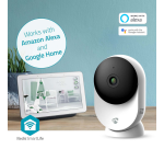 Caméra de sécurité Nedis Smartlife Wifi Intérieur 3MP Full HD 1296p blanc