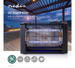 Lampe anti-insecte Nedis électrique 2x 8watt 50m2 noir