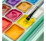 HIMI Gouache 18 colors 30g green storage box
