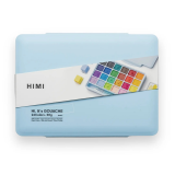 Gouache HIMI 24 couleurs boîte de rangement ice blue