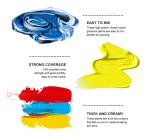 Gouache HIMI 24 kleuren 30gr opbergbox roze