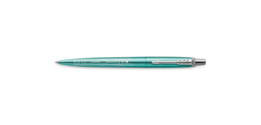 Stylo bille Parker Jotter Edition spéciale Miami Turquoise CT Medium