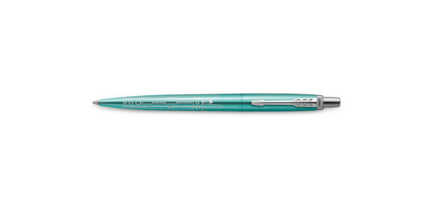 Stylo bille Parker Jotter Edition spéciale Miami Turquoise CT Medium