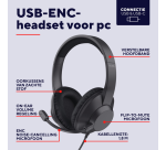 Hoofdtelefoon Trust Ayda Max USB-ENC