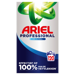 Ariel Professional Regular lessive en poudre, boîte de 6,6 kg, 120 doses