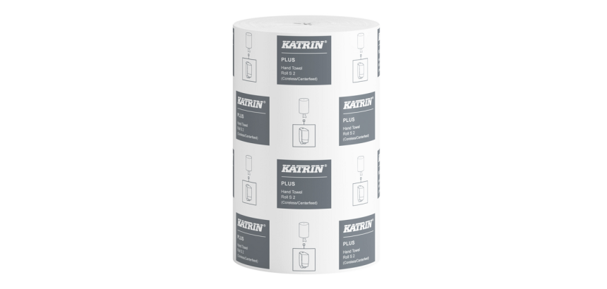Katrin Plus Reinigungspapier klein 2-lagig 240 Blatt weiß 97494