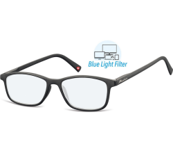 Lunettes de lecture Montana filtre lumière bleue +2.00 dpt noir