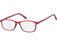 Bril  Montana +0.00 dpt blue light filter rood
