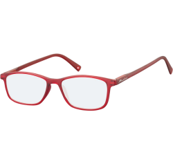 Lunettes Montana filtre lumière bleue +0.00 dpt rouge
