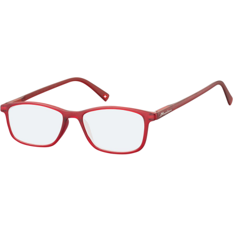 Lunettes Montana filtre lumière bleue +0.00 dpt rouge