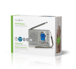 Radio universelle Nedis avec réveil RDWR1000GY