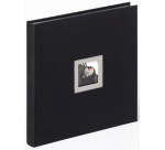 Fotoalbum walther design Black & White 30x30cm 25vel zwart