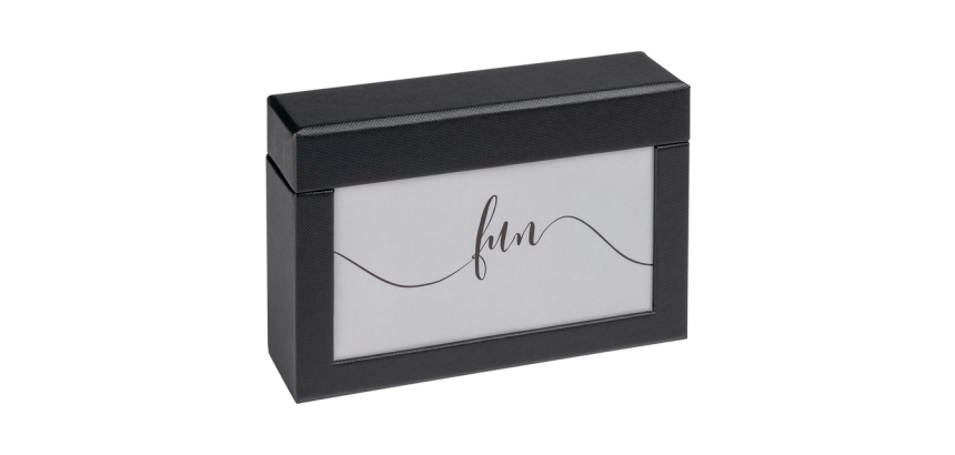 Walther Design Fun Photo Box 10x15cm 100 Photos Black