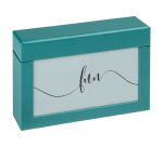 Walther design Fun photo box 10x15cm 100 photos petrol green
