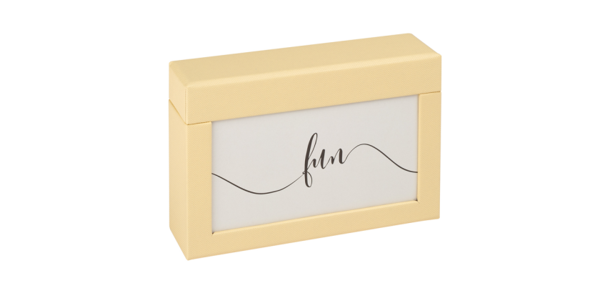 Boîte à photos walther design Fun 10x15cm 100 photos crème