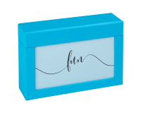 Fotobox walther design Fun 10x15cm 100 foto's oceaan blauw