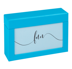 Fotobox walther design Fun 10x15cm 100 foto's oceaan blauw