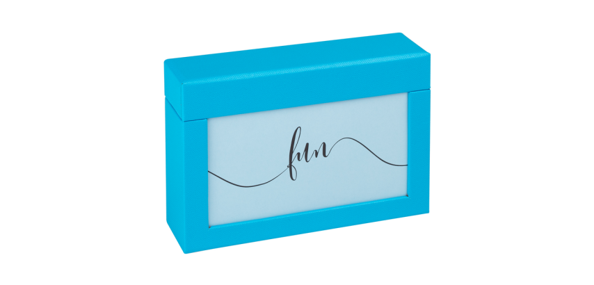 Fotobox Walther Design Fun 10x15cm 100 Fotos Ozeanblau