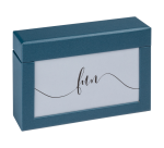 Fotobox walther design Fun 10x15cm 100 foto's blauw