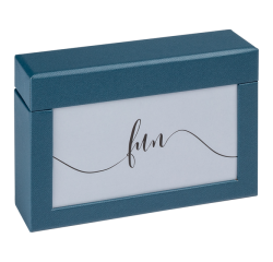 Fotobox walther design Fun 10x15cm 100 foto's blauw