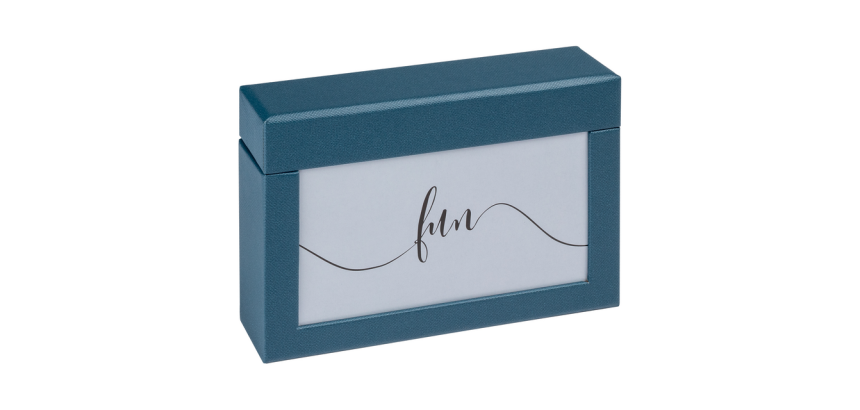 Fotobox walther design Fun 10x15cm 100 foto's blauw