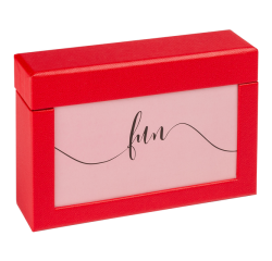 Fotobox walther design Fun 10x15cm 100 foto's rood