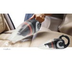 Handstofzuiger Nedis nat-droog 90W oplaadbaar zwart-oranje