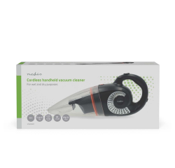 Aspirateur à main Nedis mouillé/sec 90W rechargeable noir-orange