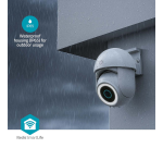 Caméra de sécurité extérieure SmartLife Wi-Fi 3MP Full HD 1296p blanc