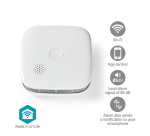 Rookmelder Nedis Smartlife Wifi 10 jaar sensor wit