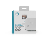 Détecteur de fumée Nedis Smartlife Wi-FI 10 ans capteur blanc