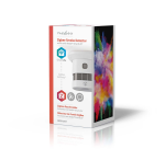 Détecteur de fumée Nedis Smartlife Zigbee 3.0 Wi-FI 10 ans capteur blanc