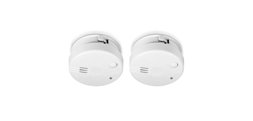 Détecteur de fumée Alecto Mini SA102 avec pile 5 ans blanc