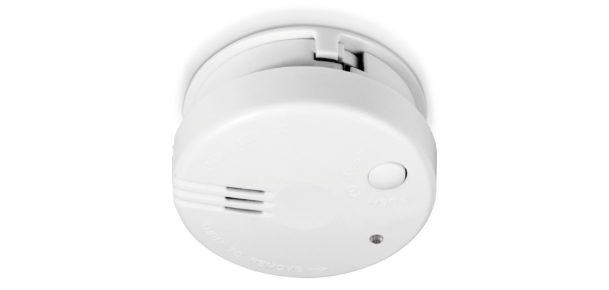 Détecteur de fumée Alecto Mini SA100 avec piles 5 ans blanc