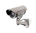 Caméra de sécurité factice Nedis extérieur gris