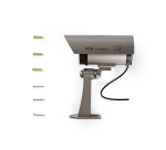 Caméra de sécurité factice Nedis extérieur gris