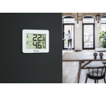 Thermomètre hygromètre Alecto WS-55 blanc - argent