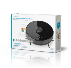 Aspirateur robot Nedis Smartlife Wi-Fi laser 3-en-1 noir