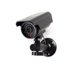 Caméra de sécurité factice Nedis bullet Solar extérieur gris